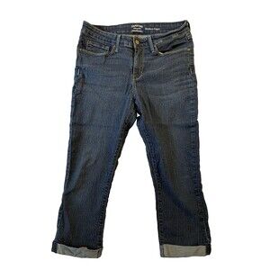 Signature Levi’s Capri Jeans Women Size 10 W30 Blue Modern Capri Stretch